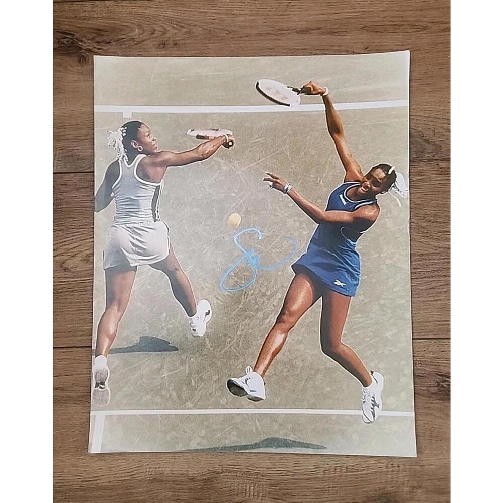 SERENA WILLIAMS hand-signed Autographed 16x20 Photo w/ COA Cert TENNIS Auto
